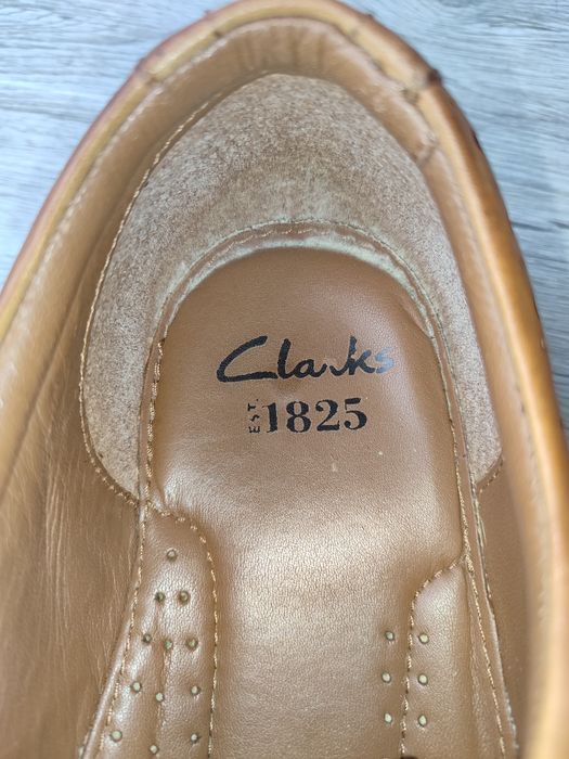 Clarks 43р туфли мужские ботинки кожаные Индия