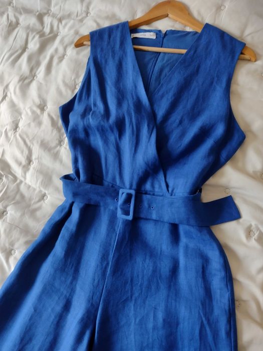 kombinezon z lnu MANGO