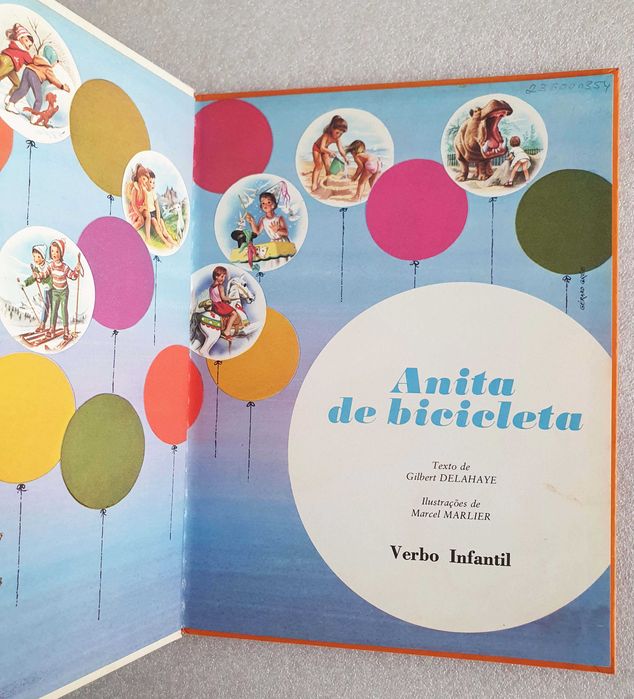 Antigo Livro Verbo Infantil ~ "Anita de Bicicleta" ~ nº73 ~ Anos 80