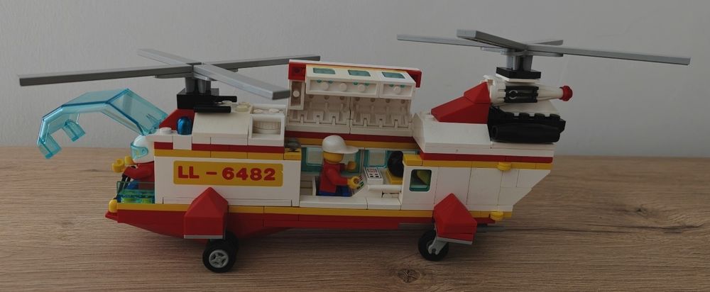 Lego 6482 helikopter ratunkowy Light & Sound 9V + instrukcja