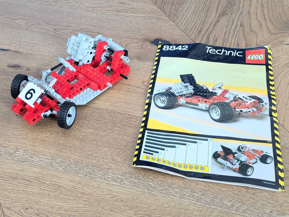 Lego 8842 Go-Kart Technic vintage PRL instrukcja gokart