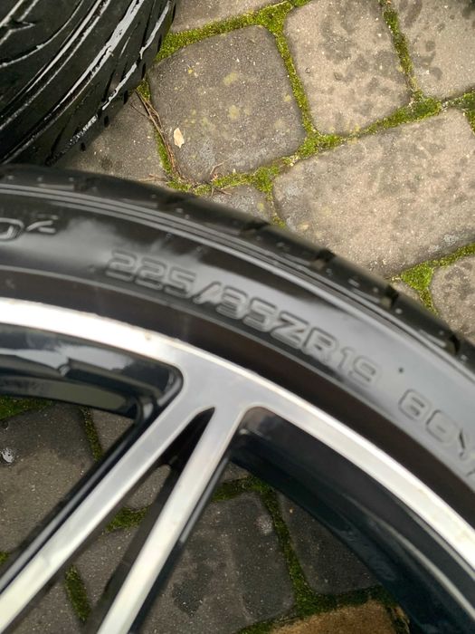 Alufelgi Keskin KT20 19' z oponami Hankook letnie 5-6mm
