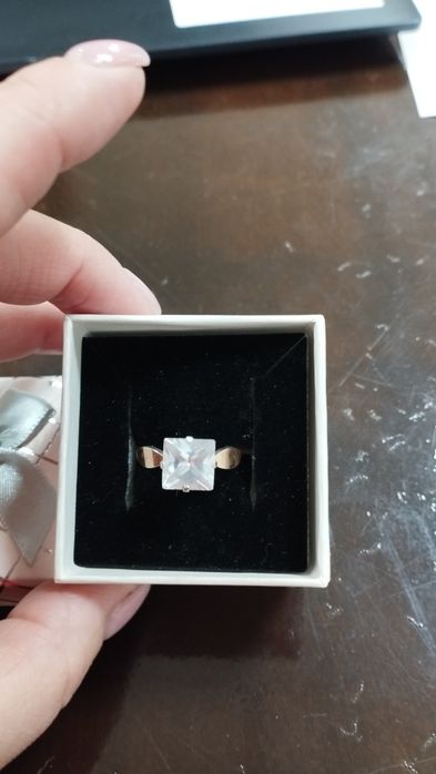 Срібна каблучка з золотою пластиною.Каблучка срібна з золотом.