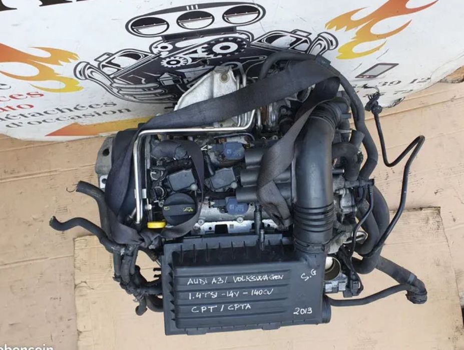Motor Audi A3 / VW Golf VII 1.4 TSI CPTA usado com garantia