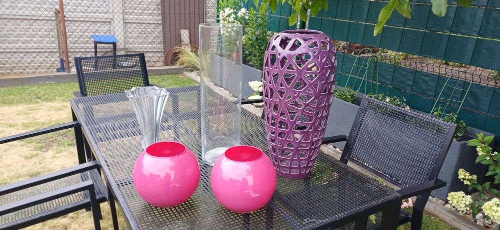 Wazony szklane różne