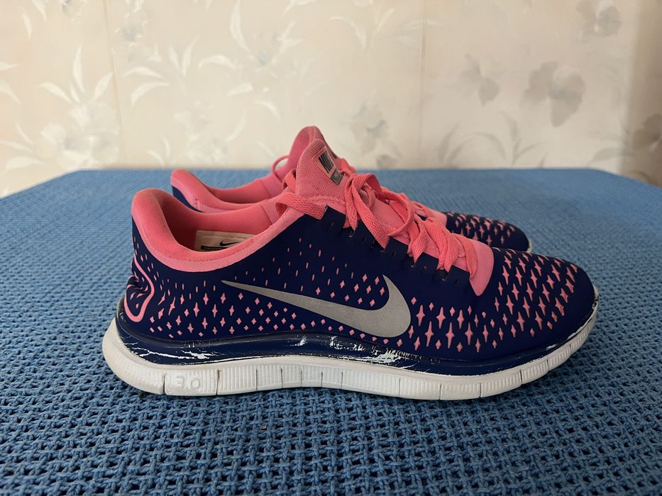Кросівки Nike Free Run 3.0 V4 Deep Royal Blue Pink 41 розмір