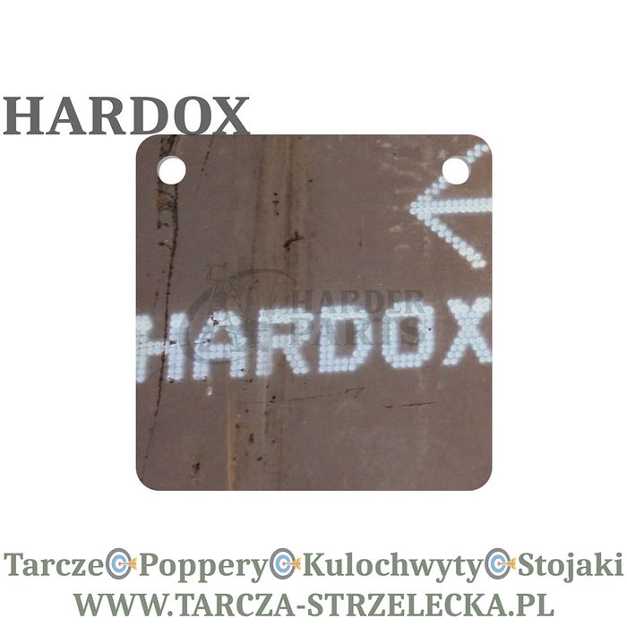 Tarcza strzelecka gong popper strzelecki Kwadrat 2 200 mm HARDOX 550