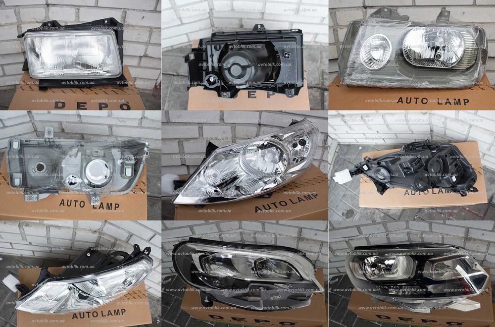 Фара передняя Peugeot Expert, Citroen Jumpy, Fiat Scudo, левая, правая