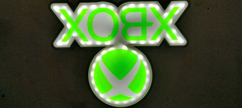 Xbox lampka LED - lightbox (25cm), zasilana USB 5V