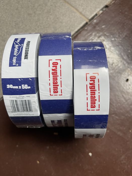 Tasma malarska blue dolphin do malowania