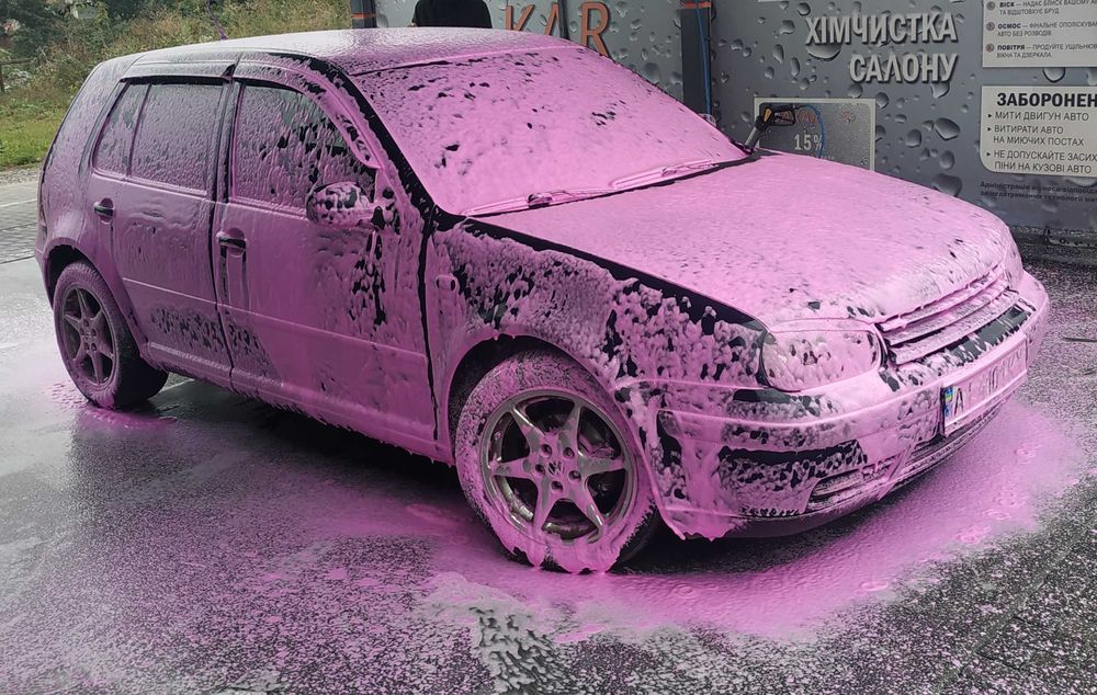 Розовая пена для автомойки 22кг (Концентрат). Нанопена. 1:4-1:8