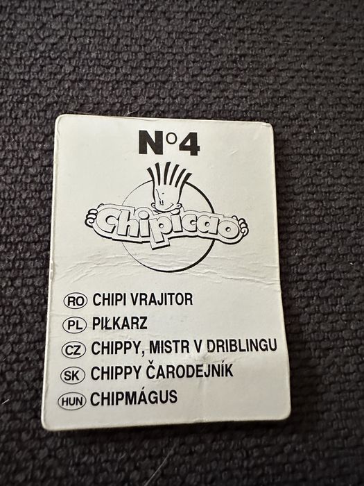 Chipicao loony tunes różności lata 90 żetony karty naklejki