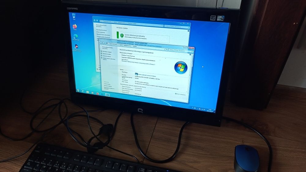 Komputer HP All in One 3Gb ram Dysk 160Gb