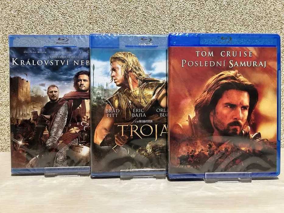 Blu-ray диски Последний самурай /Троя /Царство небесное/Хозяин морей/Спартак /47 ронинов