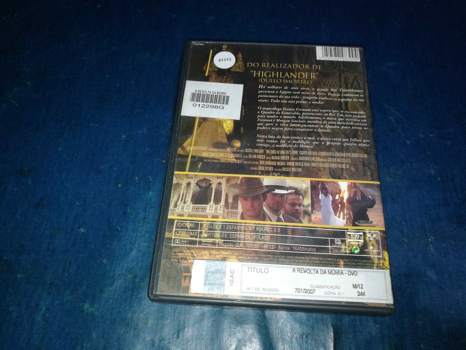 A REVOLTA DA MUMIA DVD (legendagem em Português)