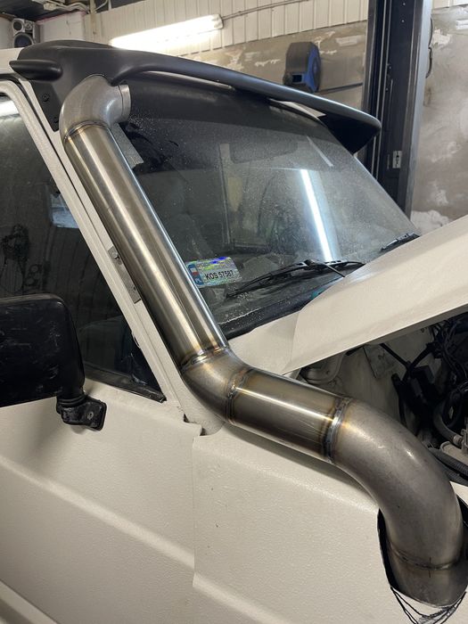 Uklady wydechowe dolotowe snorkel inox patrol pajero bmw po