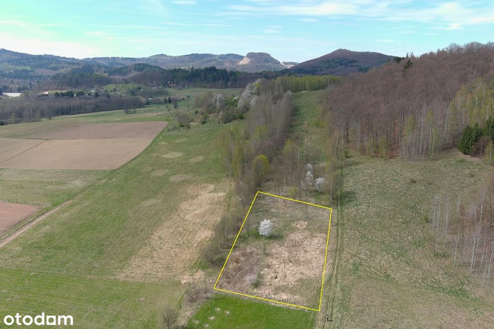 DZIAŁKA BUDOWLANA 1767 m²/ 17,67 a/ 0,1767 ha – MYSŁÓW, GMINA BOLKÓW