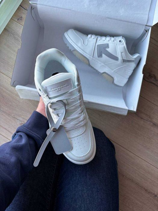 [БЕЗ ПЕРЕДПЛАТ]Кросівки Off-White Out of office Grey сірі офвайт офіс