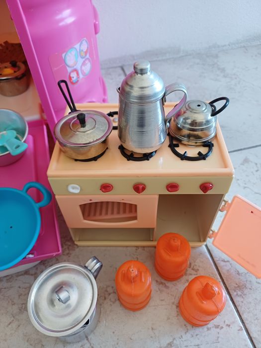Cozinha de brincar com acessórios