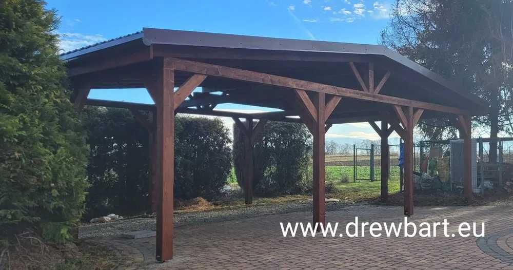 wiata na 3 auta solidna szybkie terminy polecam