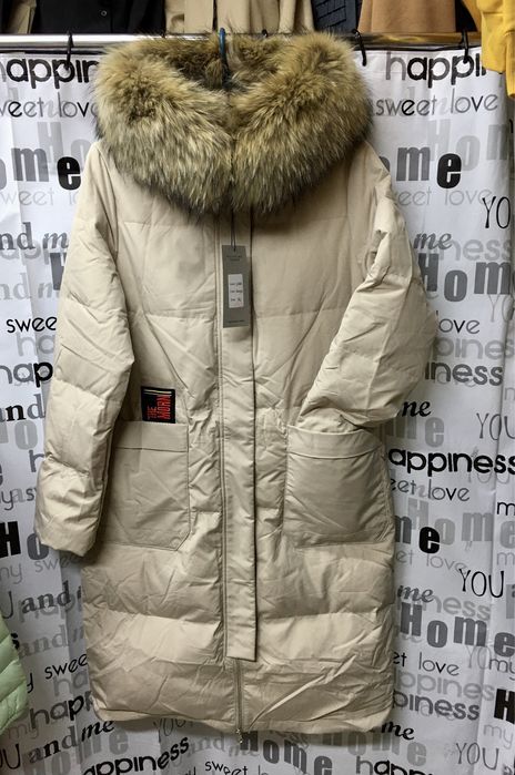 пальто пуховик, парка, 100% пух. Италия, люкс качества. М- XL.