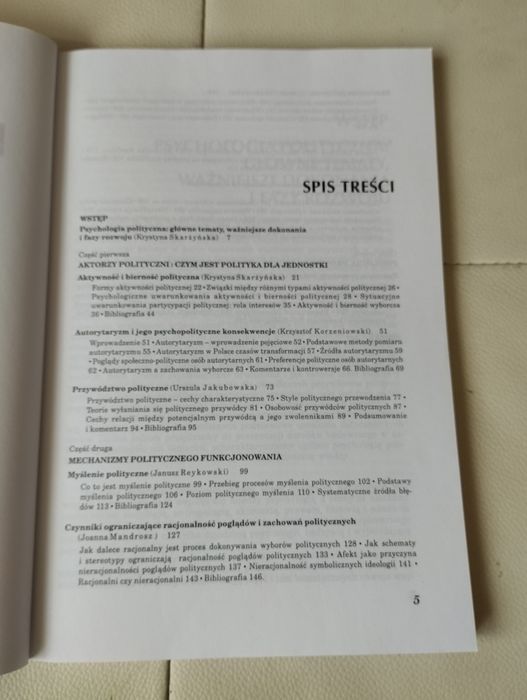 Psychologia polityczna Skarżyńska