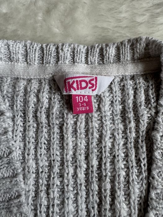 Sweter kardigan dziewczęcy 104
