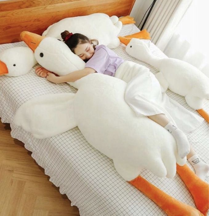 Maskotka pluszak gęś 190 cm