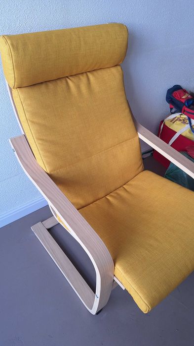 Fotel Ikea POÄNG żółty