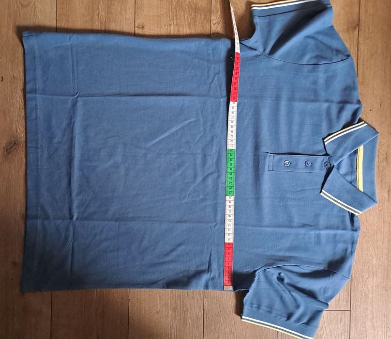 Polo L, szaroniebieskie. Nowe. Z rozporkami. Unisex.