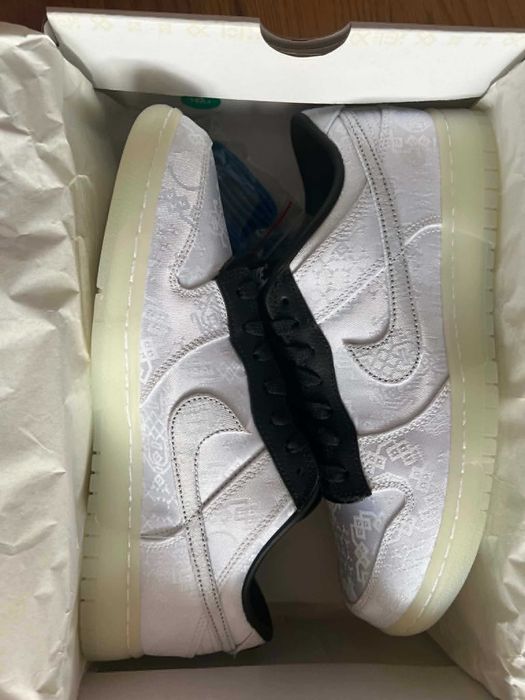 Nike Dunk low CLOT Fragment white