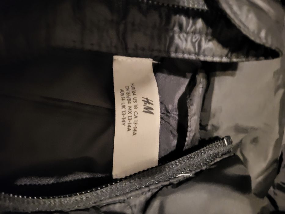 Lekka kurtka chłopięca puchowa H&M roz 164., 13-14 lat