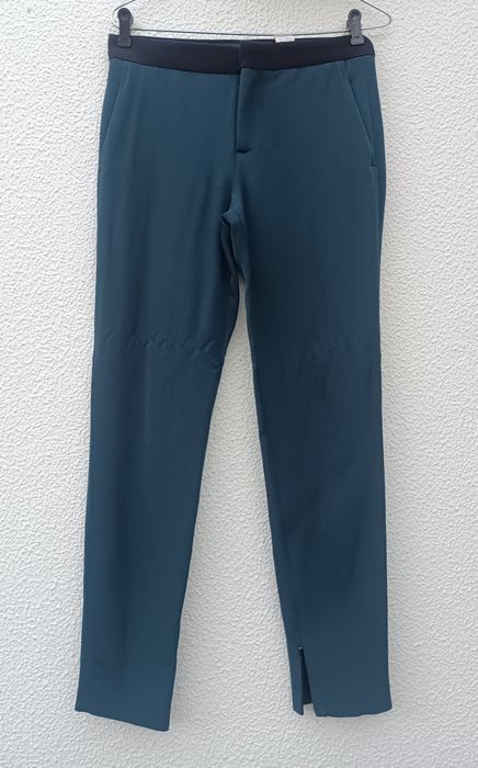 Calças 44% lã com fecho no tornozelo Zara