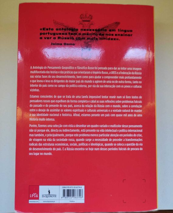 Antologia do Pensamento Geopolítico e Filosófico Russo Século IX-XXI