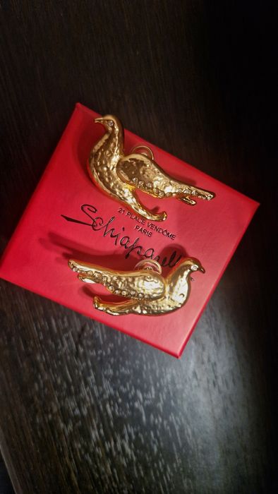 Сережки голубки schiaparelli