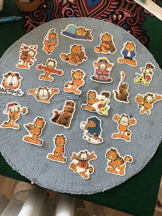 Autocolantes novos garfield