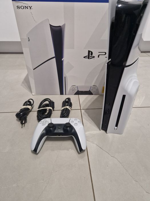 Playstation 5 Slim 1tb ssd + Pad Napęd okablowanie Gwarancja ps5