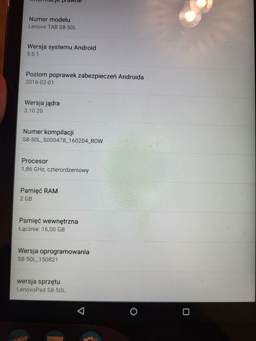 Tablet Lenovo S8-50L
