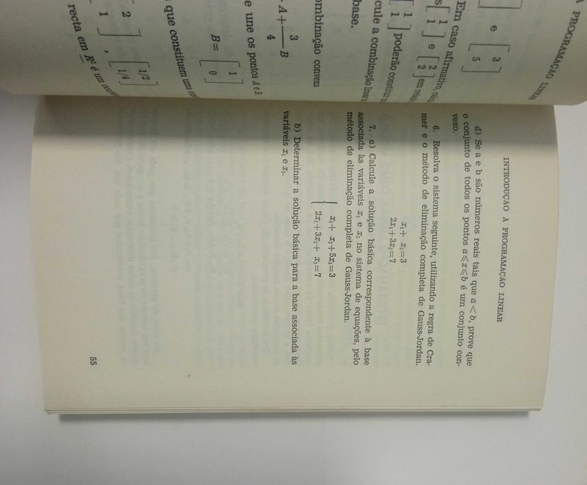 Introdução à programação Linear, de João da Silva Ferreira