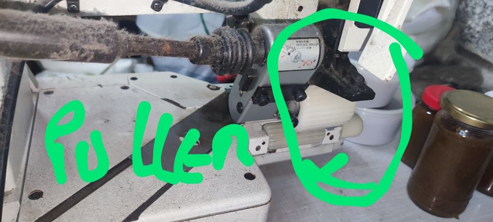 Maquina costª. ind.  recobr.e bainhas./ bancada c/ Nova BROTHER-Mod  F