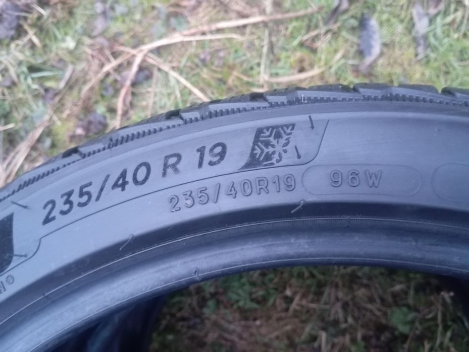 2szt zimówki Michelin pilot Alpin 235/40/19 96W XL rok 2021