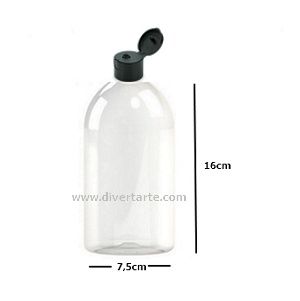 Frascos plastico PET  Pacote de 10 unidades