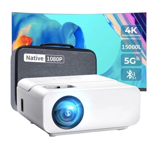 Мультимедійний проєктор Movie Projector C12 Full HD 1080P Wi-Fi Bluetooth