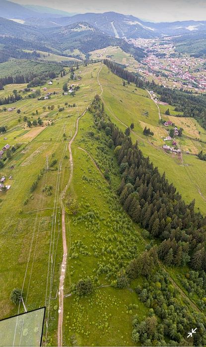 Терміново! 1,47 га біля Буковелю. Панорамний вид на гори. Ідеально під котеджі