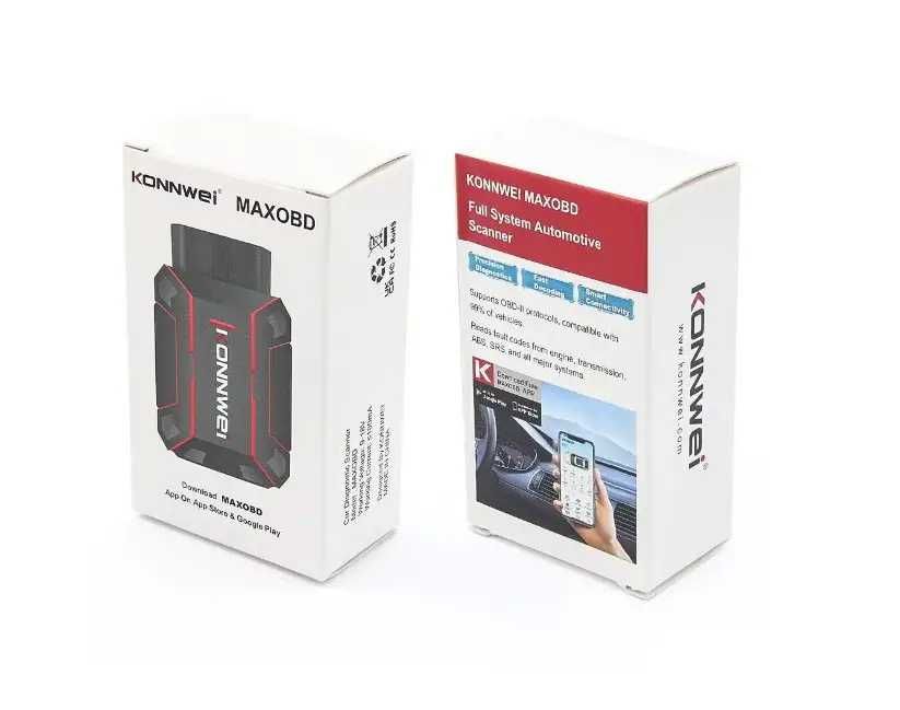Автосканер KONNWEI MAXOBD Bluetooth — універсальний діагностичний OBD2 адаптер
