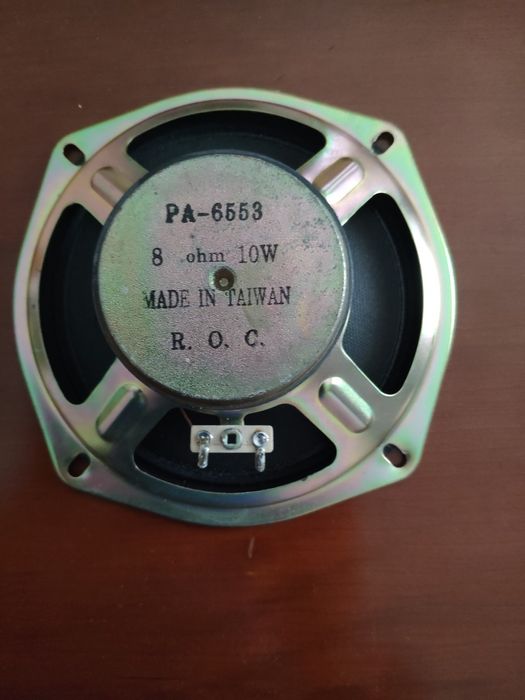 Autofalantes de cúpula de papel de 15.5cms