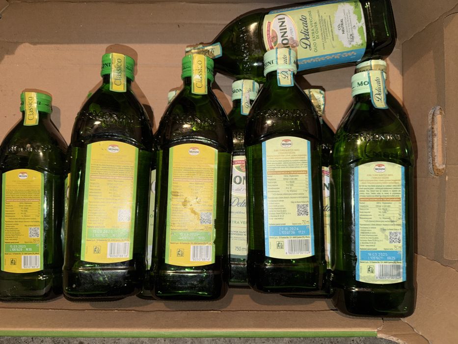 MONINI Oliwa z oliwek extra virgin classico/delicato 750ml (11 szt.)
