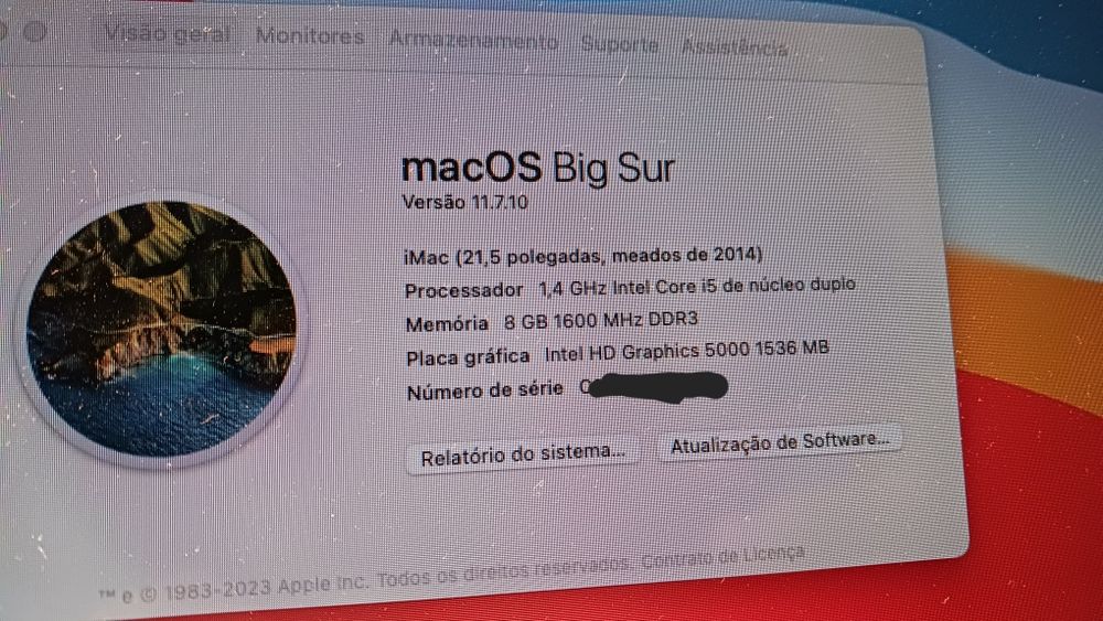 IMac 21,5" i5 2014