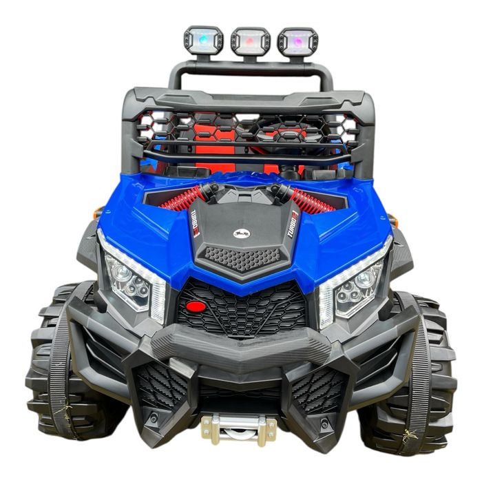 Auto na akumulator Terenowe MEGA 4 silniki 45 W 12 volt Skóra, LED