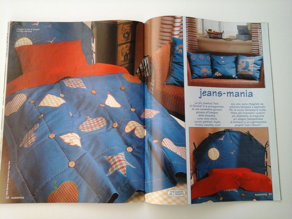 Revistas antigas de lavores e bordados